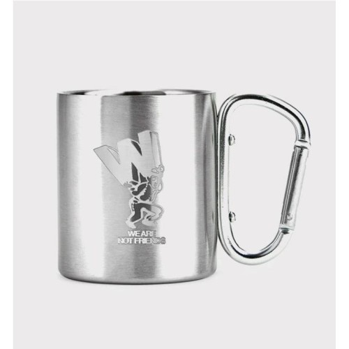 WE ARE NOT FRIENDS MORNING CUP PLATA