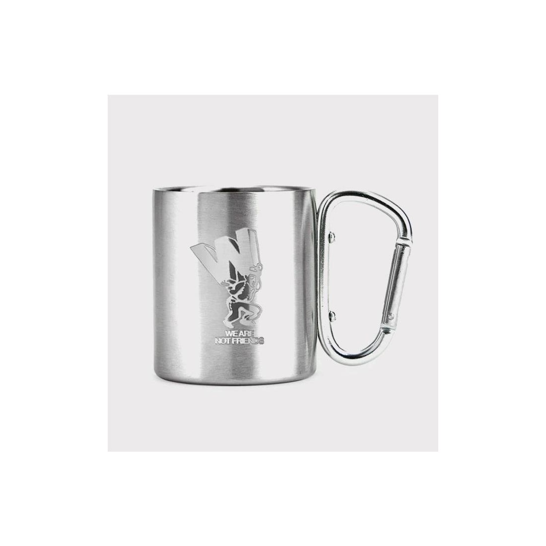 WE ARE NOT FRIENDS MORNING CUP PLATA