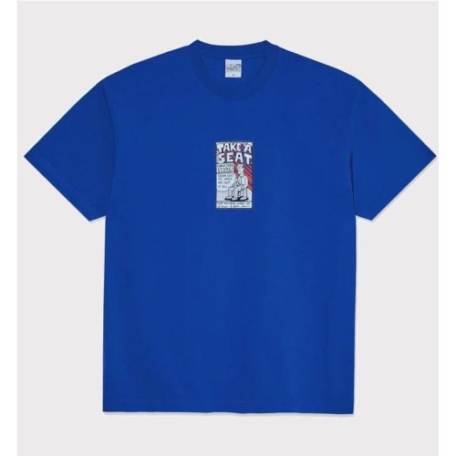 POLAR TAKE A SEAT TEE AZUL BLANCO