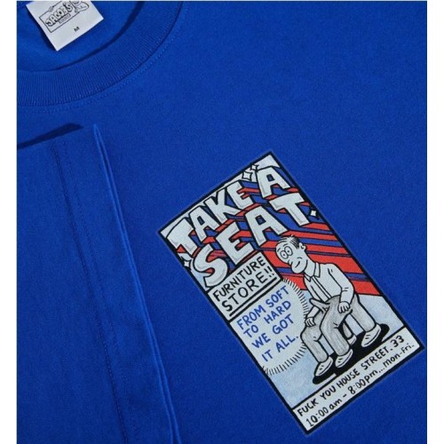 POLAR TAKE A SEAT TEE AZUL BLANCO 2