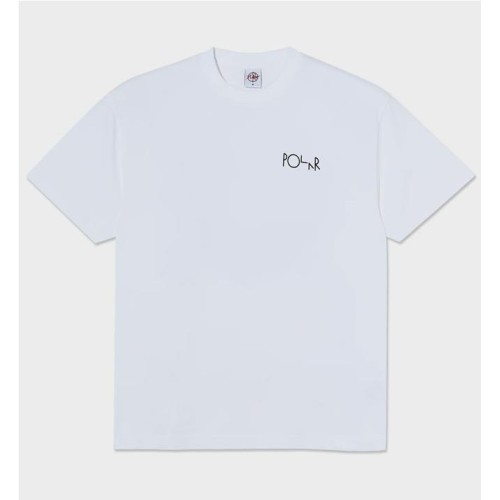 POLAR FILL LOGO HAPPY SAD TEE BLANCO