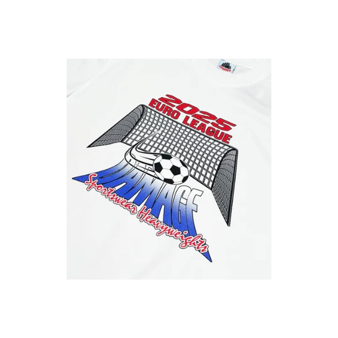 DAMAGE EUROLIGA TEE BLANCO