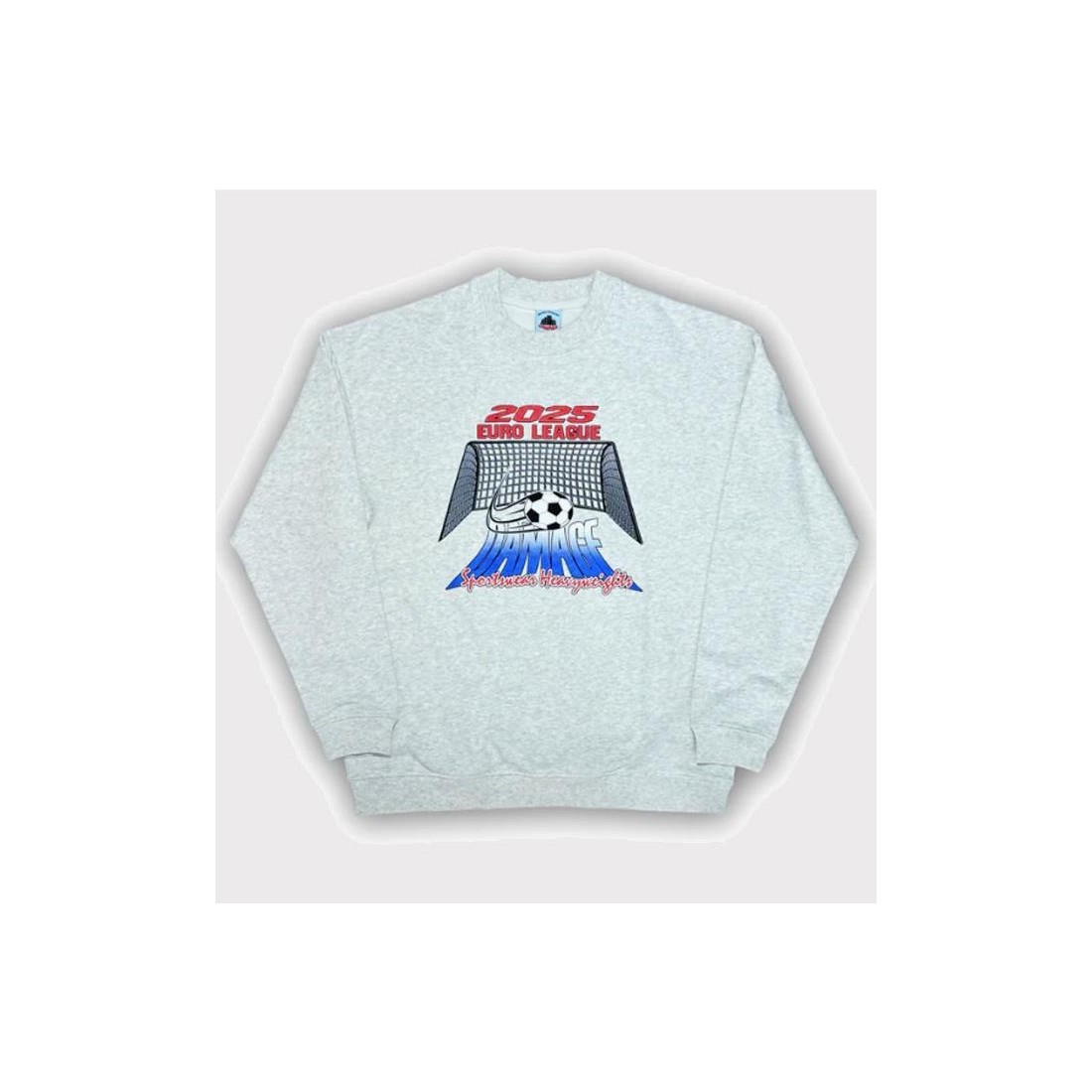 DAMAGE EUROLIGA CREWNECK GRIS