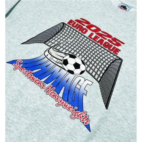 DAMAGE EUROLIGA CREWNECK GRIS
