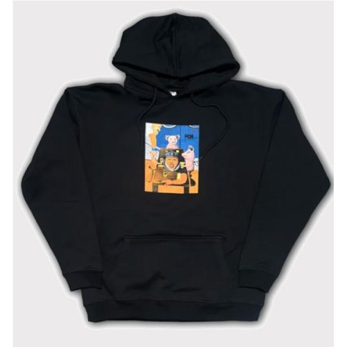 DAMAGE POH BANQUETE HOODIE NEGRO
