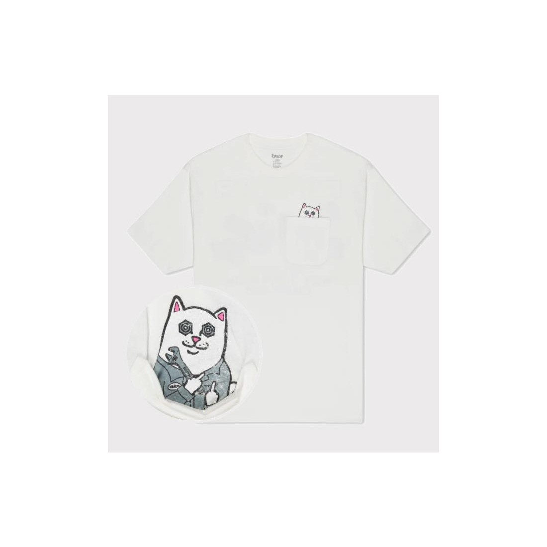 RIPNDIP NUT THEN BOLT POCKET T BLANCO