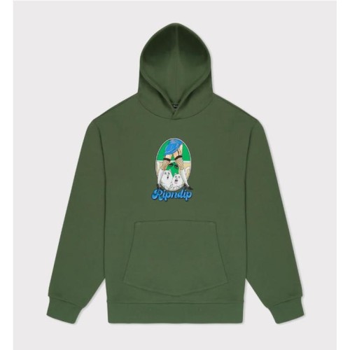 RIPNDIP NERMAL FEST HOODIE VERDE OLIVA