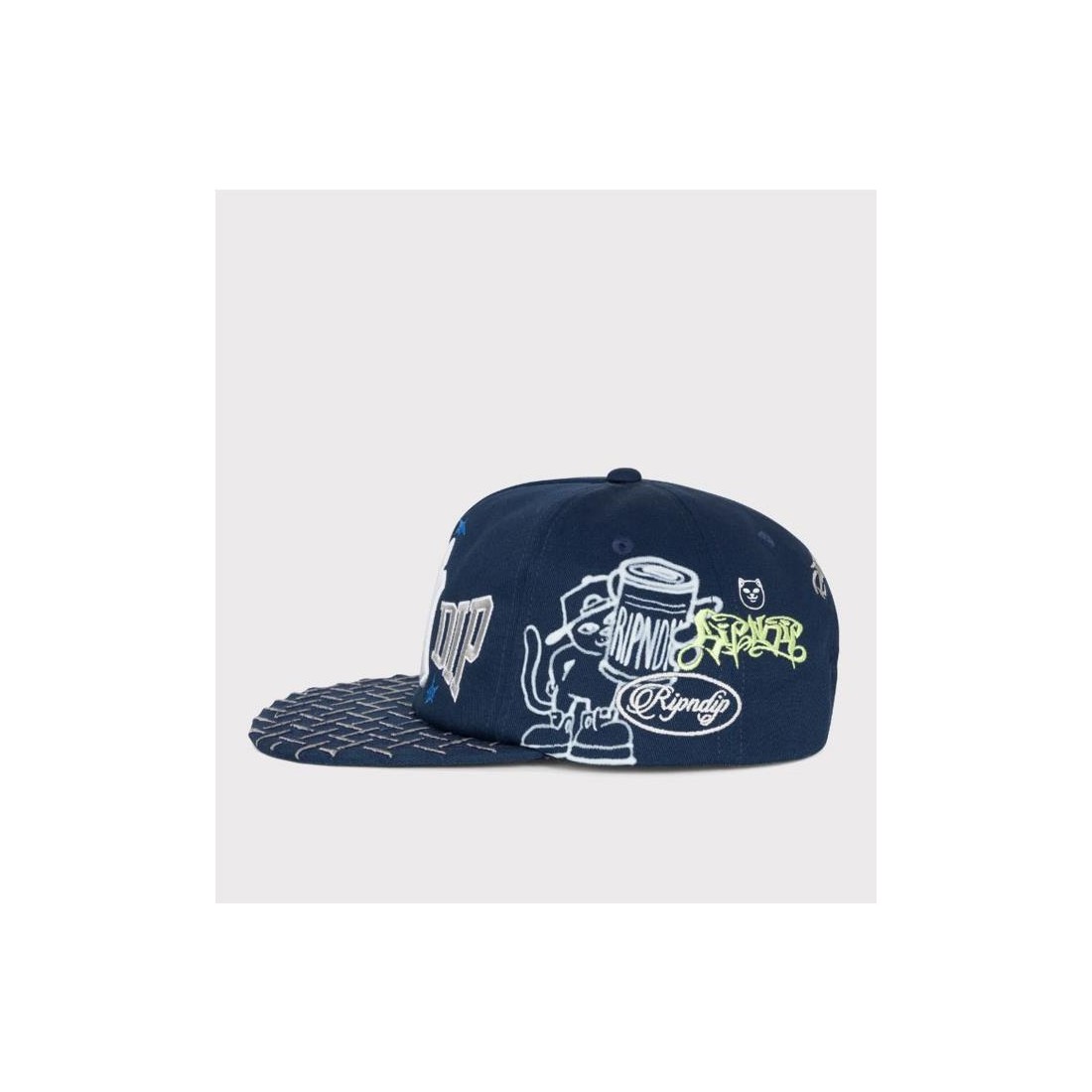 RIPNDIP NY ATHLETICS SNAPBACK AZUL MARINO