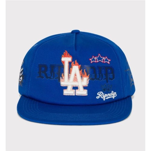 RIPNDIP LA ATHLETICS SNAPBACK AZUL BLANCO