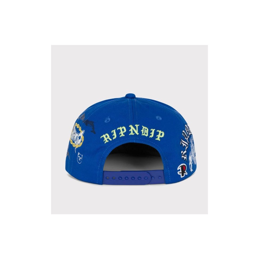 RIPNDIP LA ATHLETICS SNAPBACK AZUL BLANCO