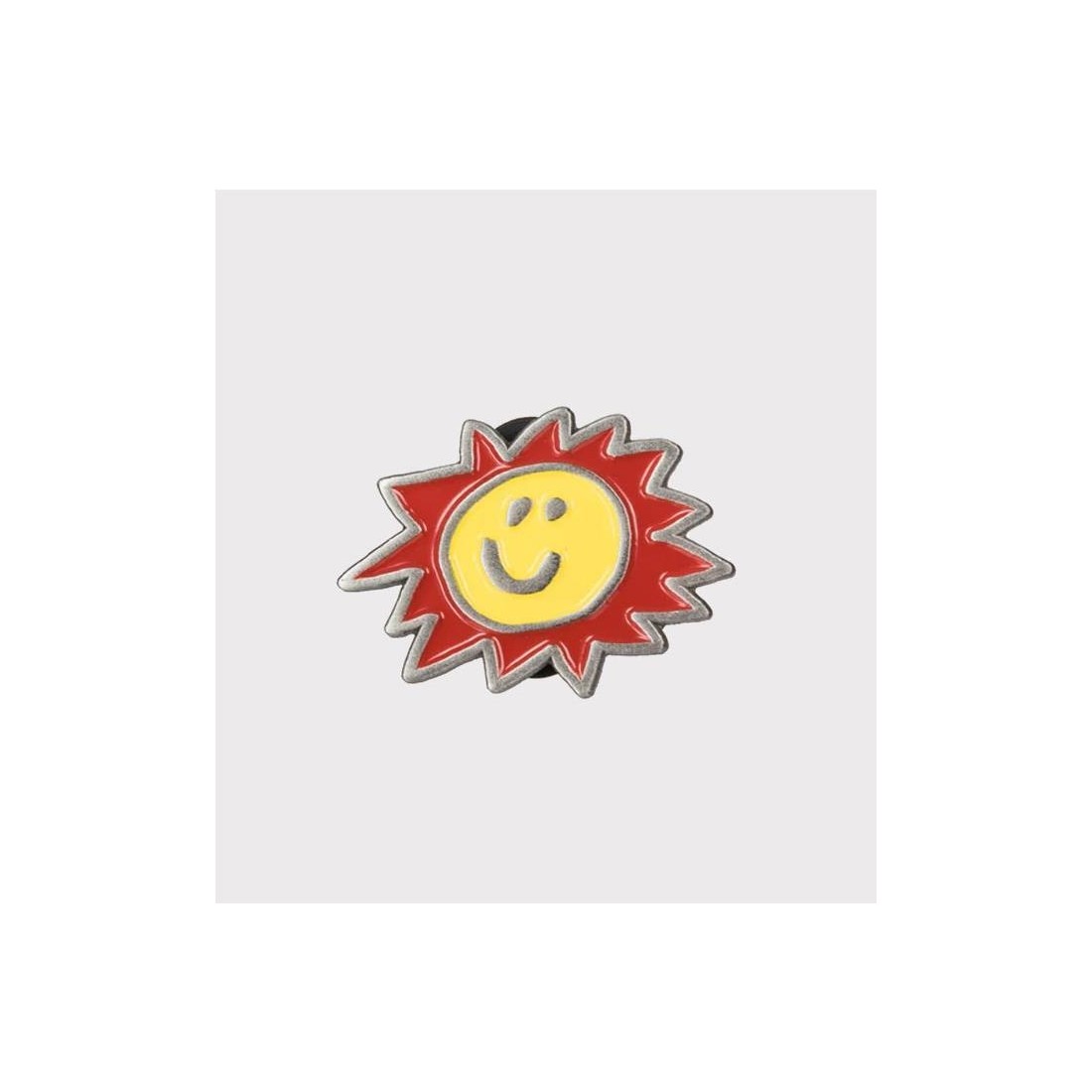 RASSVET SUN SMILEY PIN ROJO