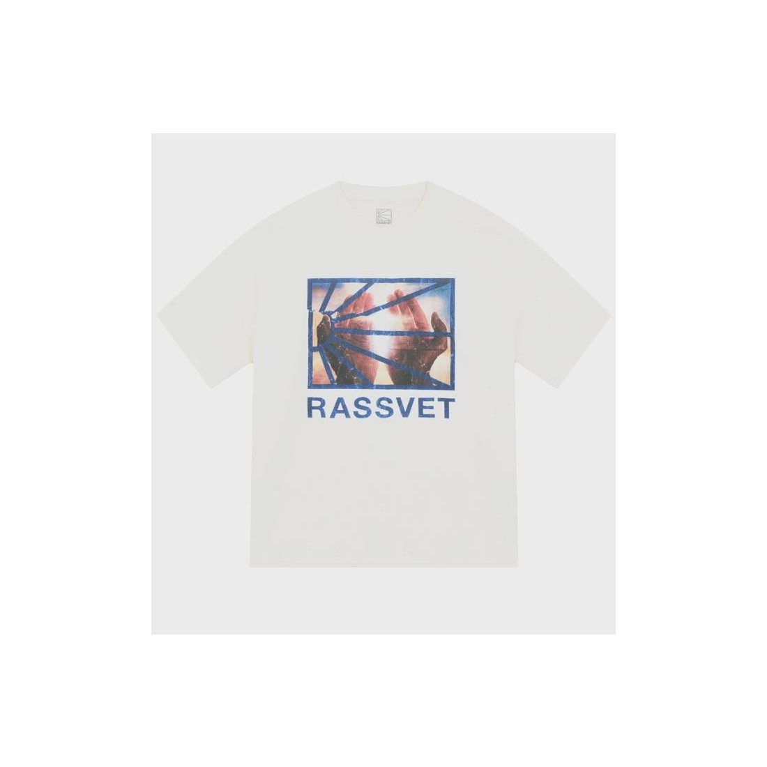 RASSVET HANDS LOGO TEE BLANCO