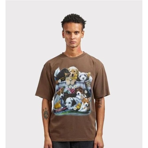 RASSVET PUPPIES TEE MARRON 2