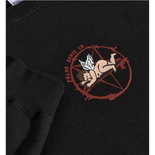 POLAR SACRIFICE DAVE CREWNECK NEGRO 2