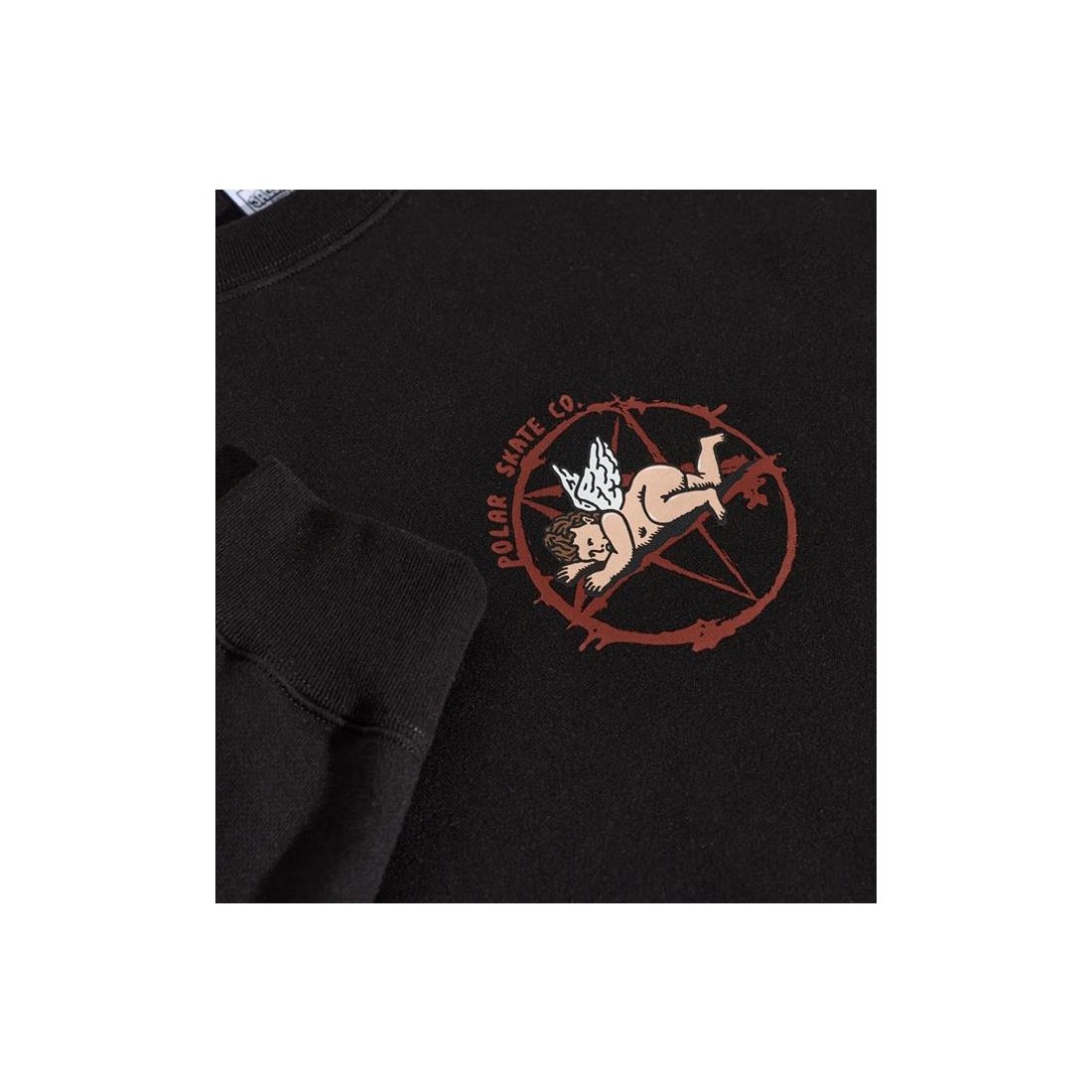 POLAR SACRIFICE DAVE CREWNECK NEGRO