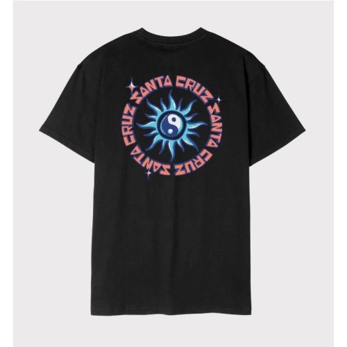 SANTA CRUZ SOL TRIPPER TEE NEGRO
