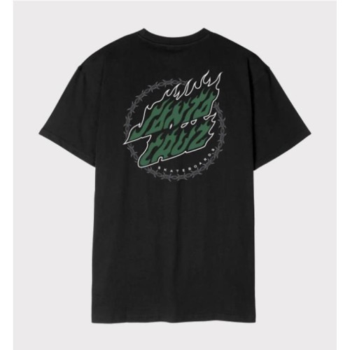 SANTA CRUZ WIRED FLAME DOT NEGRO