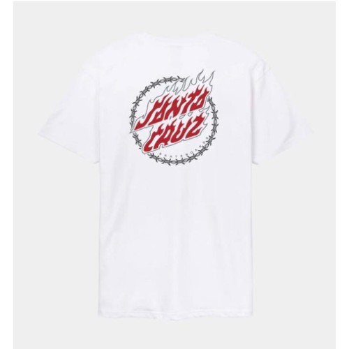 SANTA CRUZ WIRED FLAME DOT BLANCO