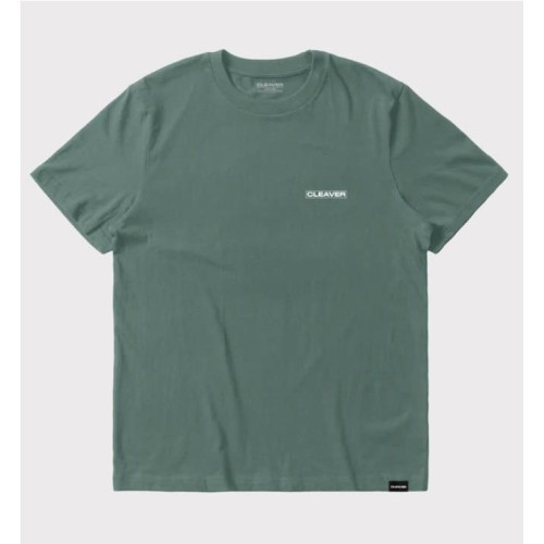 CLEAVER BOX LOGO TEE VERDE CLARO