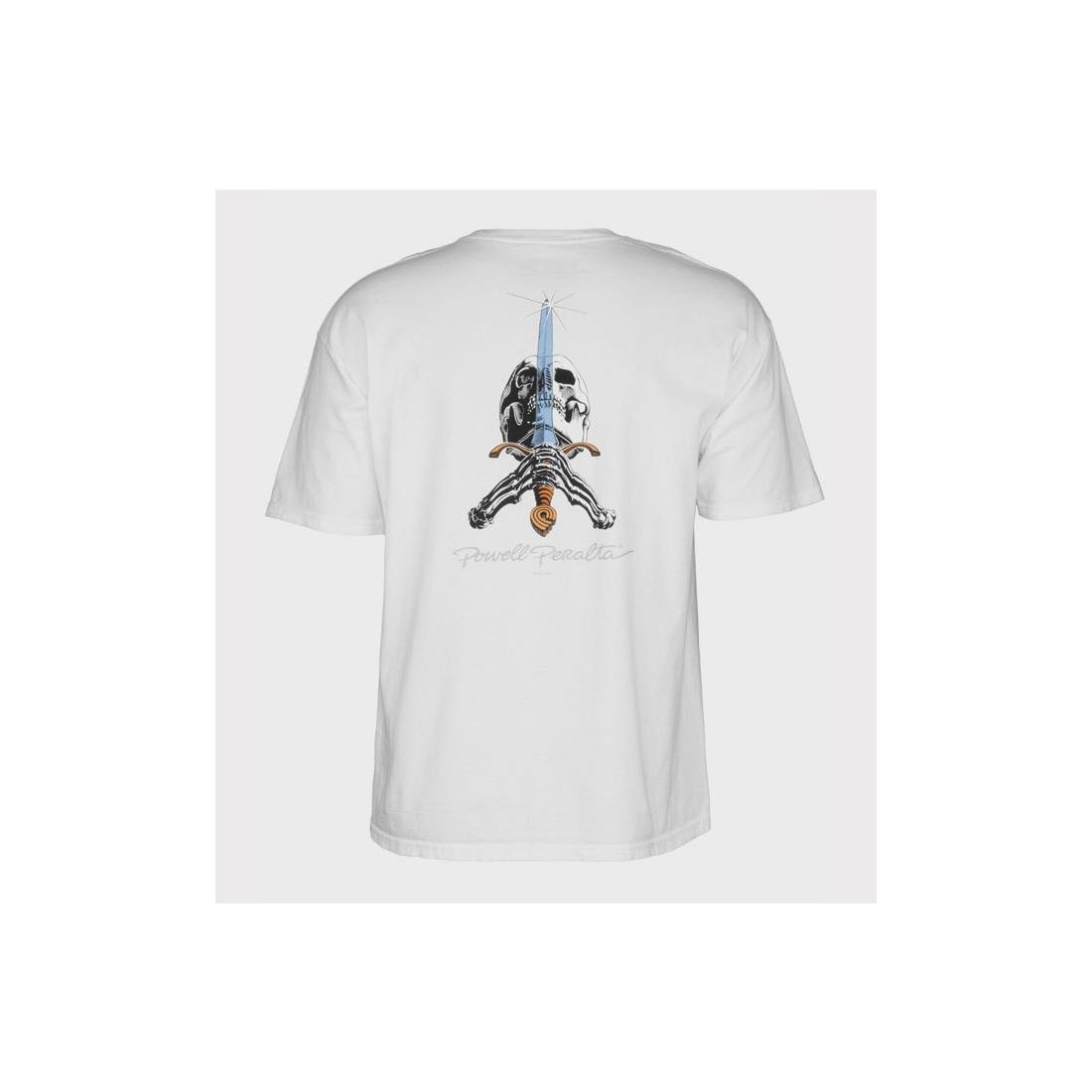 POWELL PERALTA SKULL SW TEE BLANCO