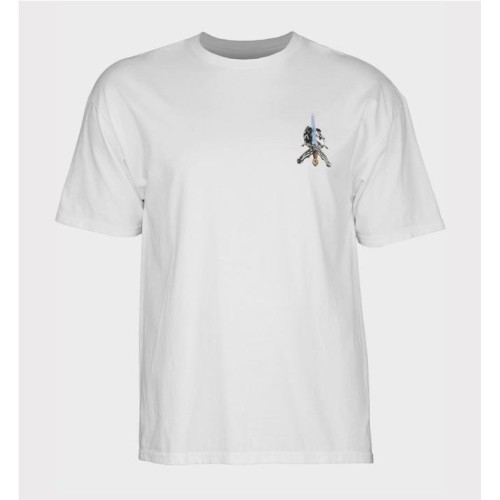 POWELL PERALTA SKULL SW TEE BLANCO 2