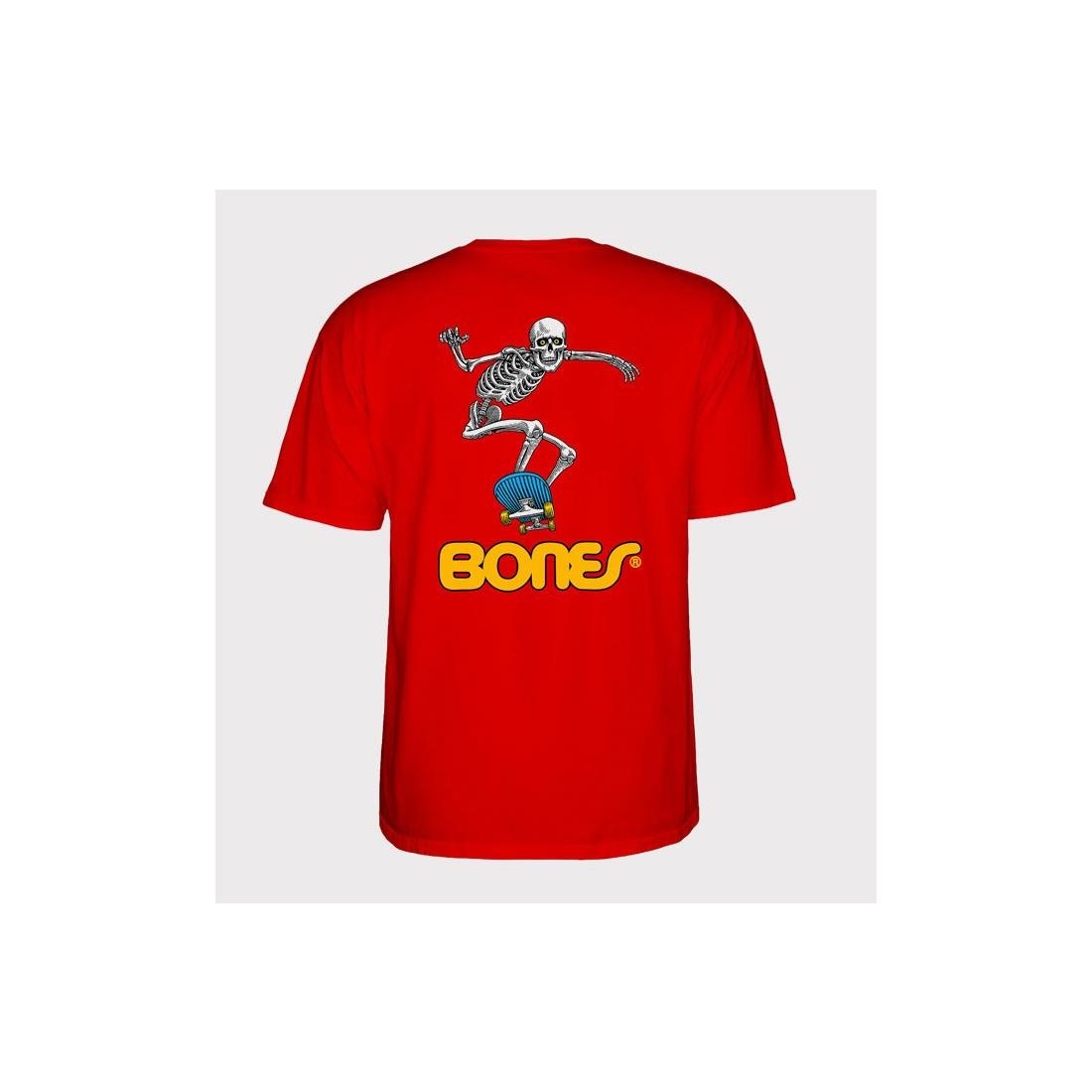 POWELL PERALTA SKATE SKELETON ROJO