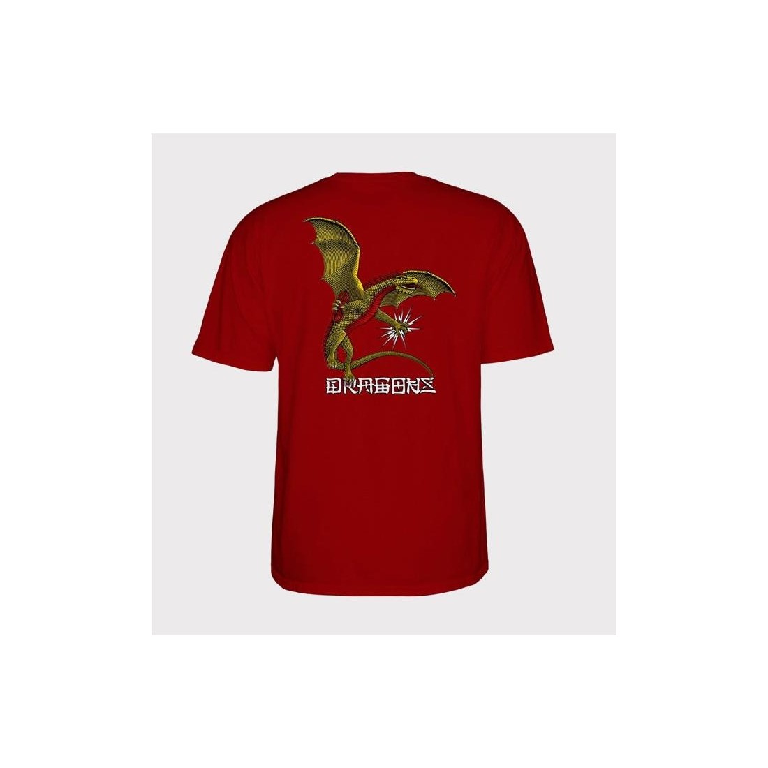 POWELL PERALTA DRAGONS LOGO T GRANATE