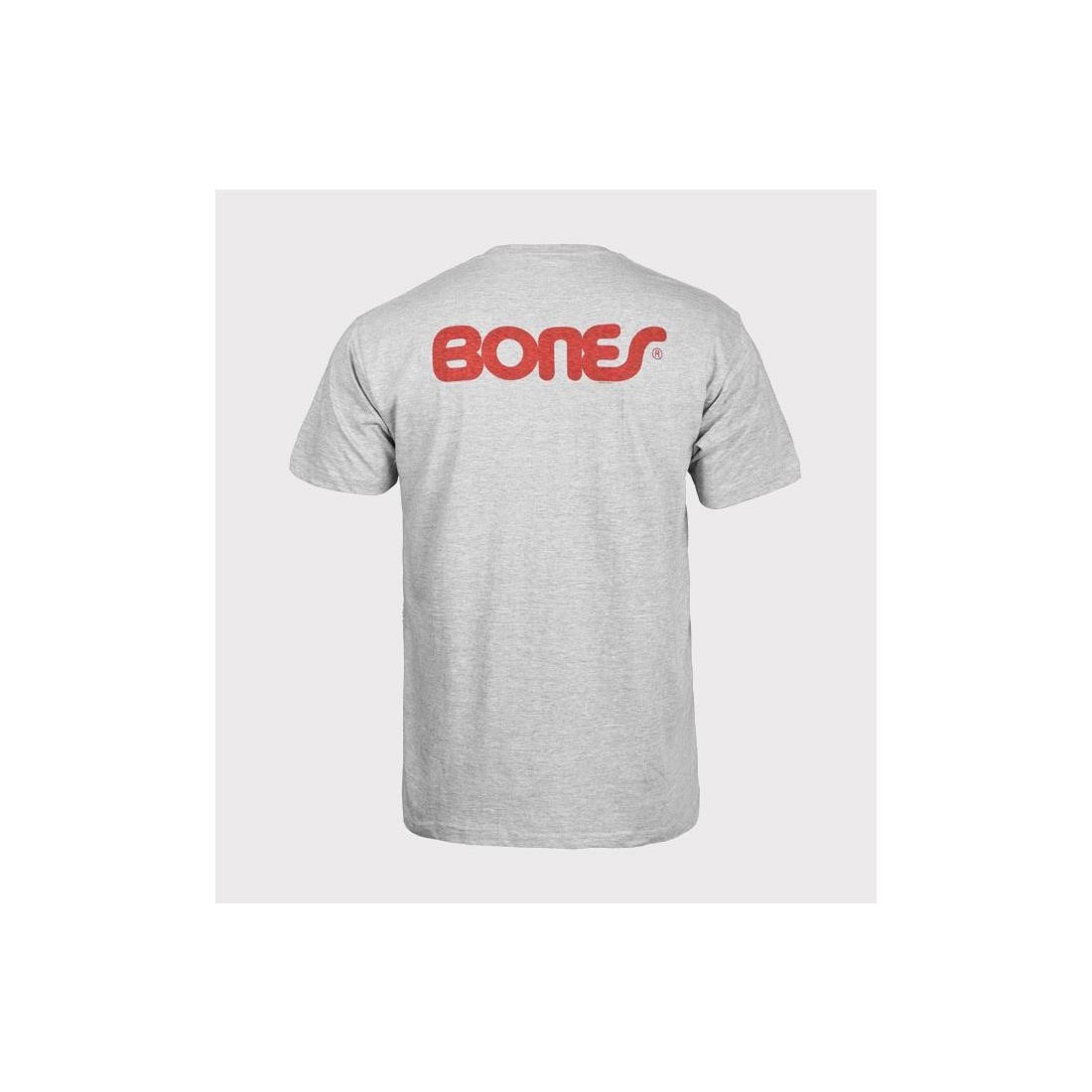 BONES SWISS TEXT TEE GRIS