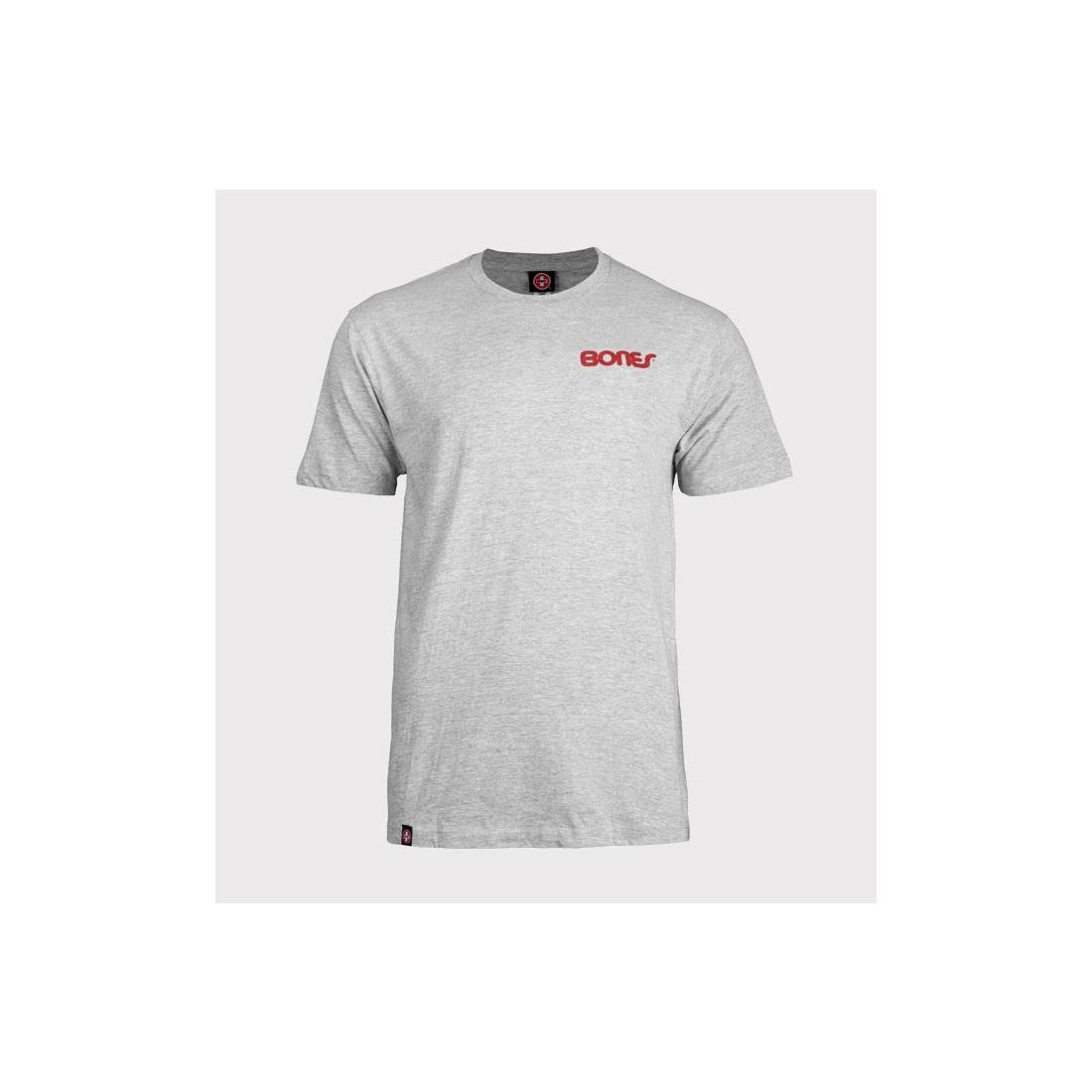 BONES SWISS TEXT TEE GRIS