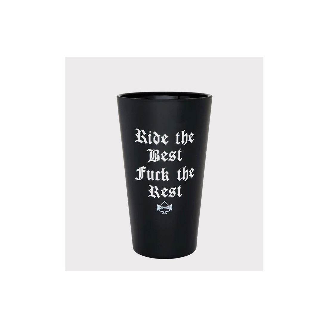INDEPENDENT X MOTORHEAD GLASS NEGRO