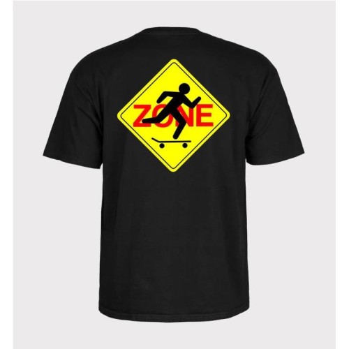 POWELL PETALTA SKATE ZONE TEE NEGRO