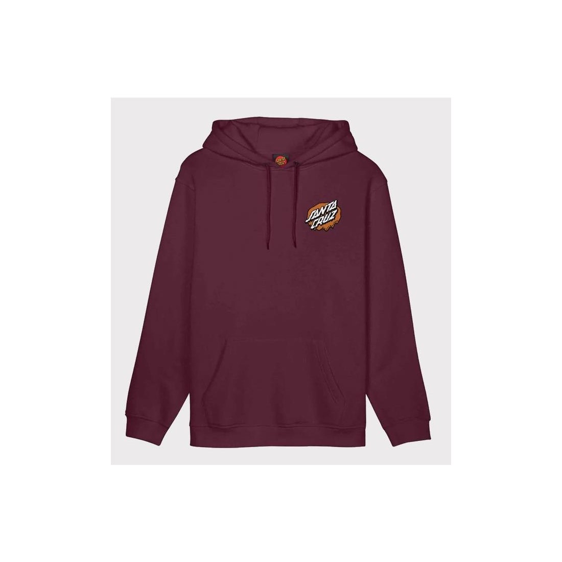 SANTA CRUZ SLIME SCREAM HOODIE GRANATE