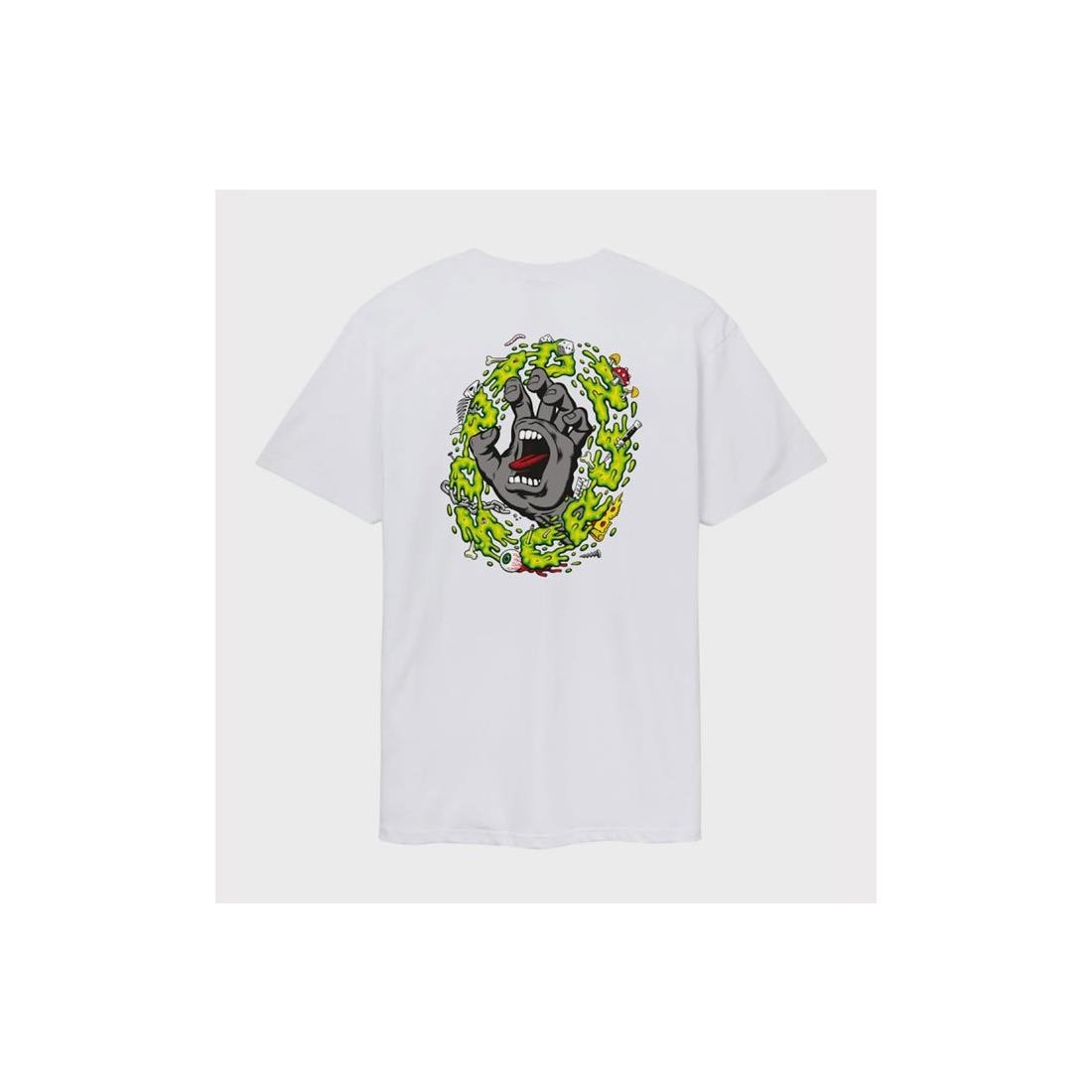 SANTA CRUZ SLIME SCREAM TEE BLANCO