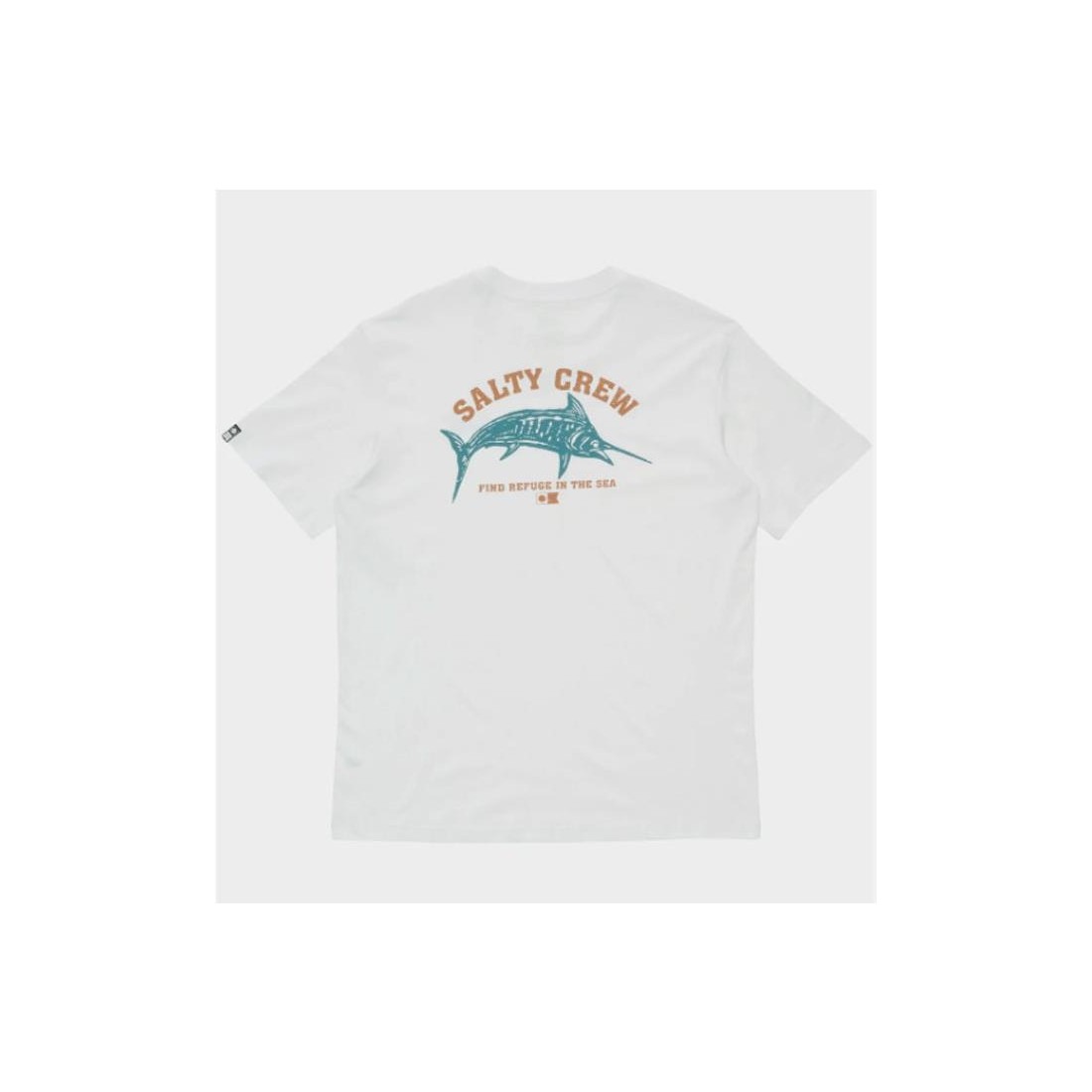 SALTY CREW BILL FISHING TEE BLANCO