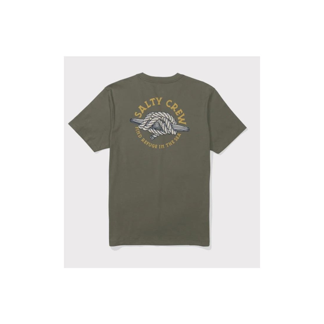SALTY CREW CLEAT KNOTT TEE VERDE OLIVA
