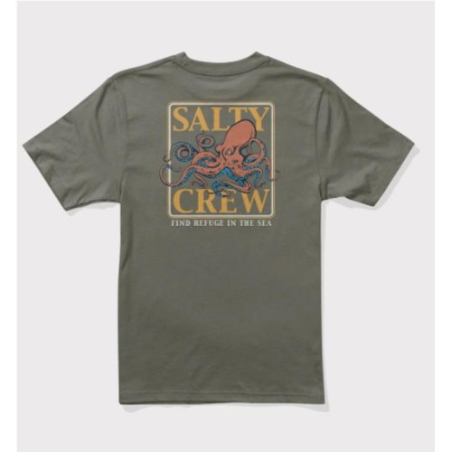 SALTY CREW INK SLINGER TEE VERDE OLIVA