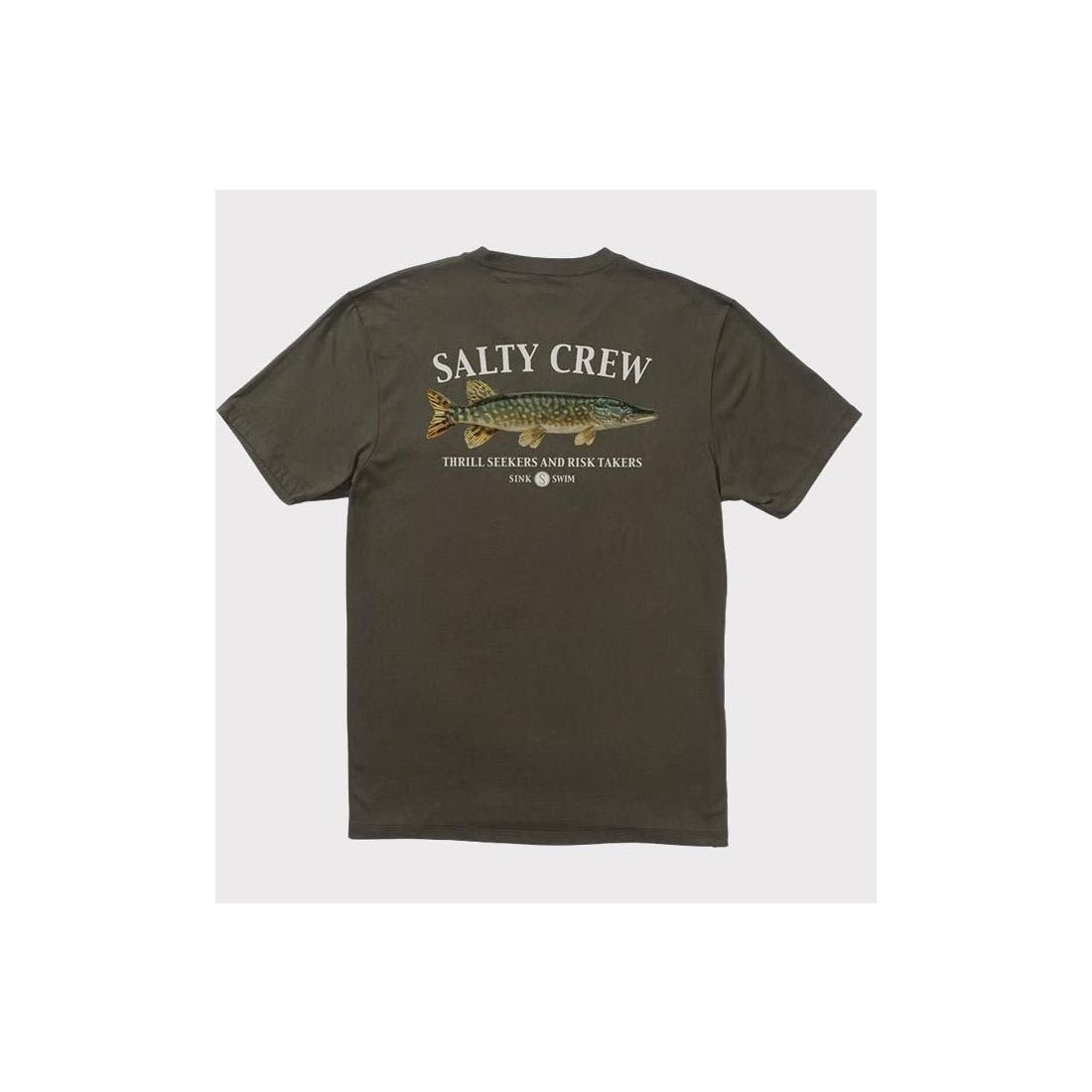 SALTY CREW EURO PIKE TEE VERDE OLIVA