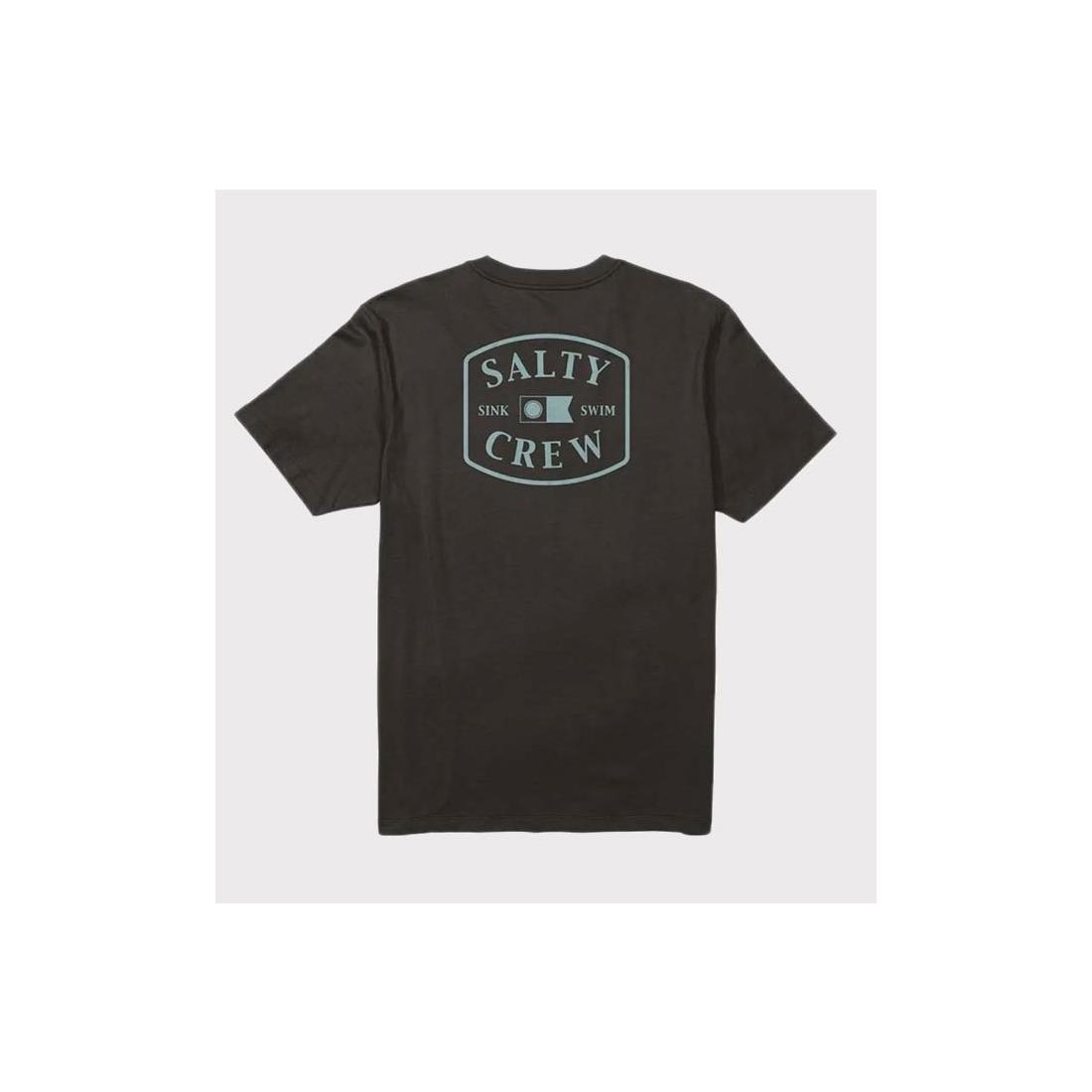 SALTY CREW CAPTIALS TEE NEGRO