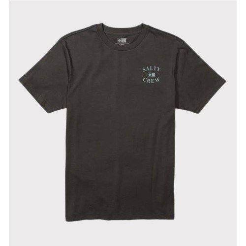 SALTY CREW CAPTIALS TEE NEGRO