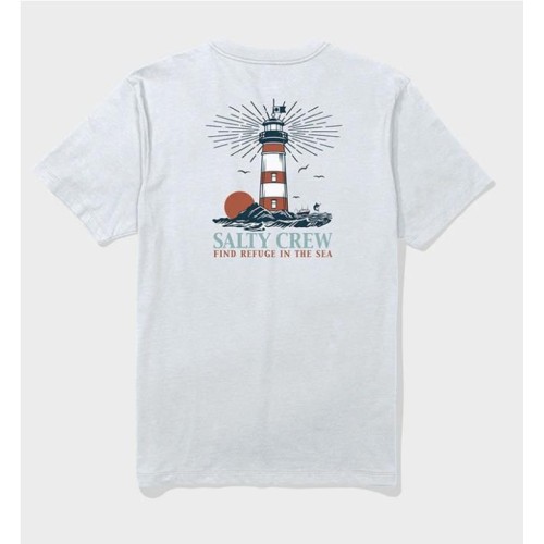 SALTY CREW HIGH BEAM TEE BLANCO