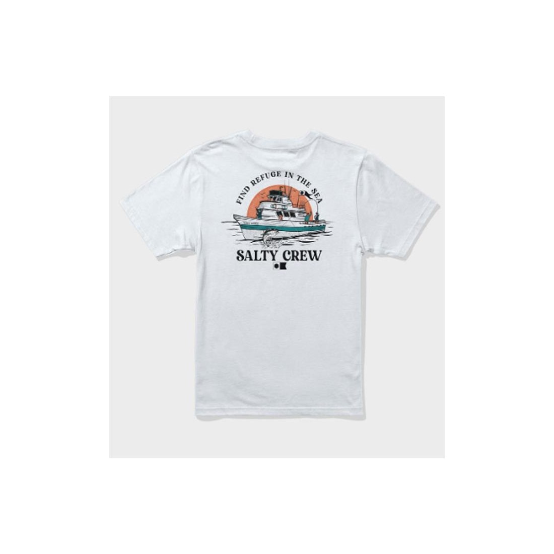 SALTY CREW DAY CHARTER TEE BLANCO
