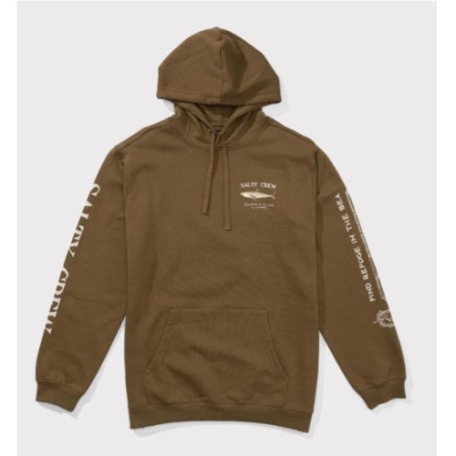 SALTY CREW BRUCE HOOD MARRON 2