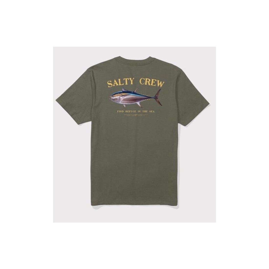 SALTY CREW BIG BLUE TEE VERDE OLIVA