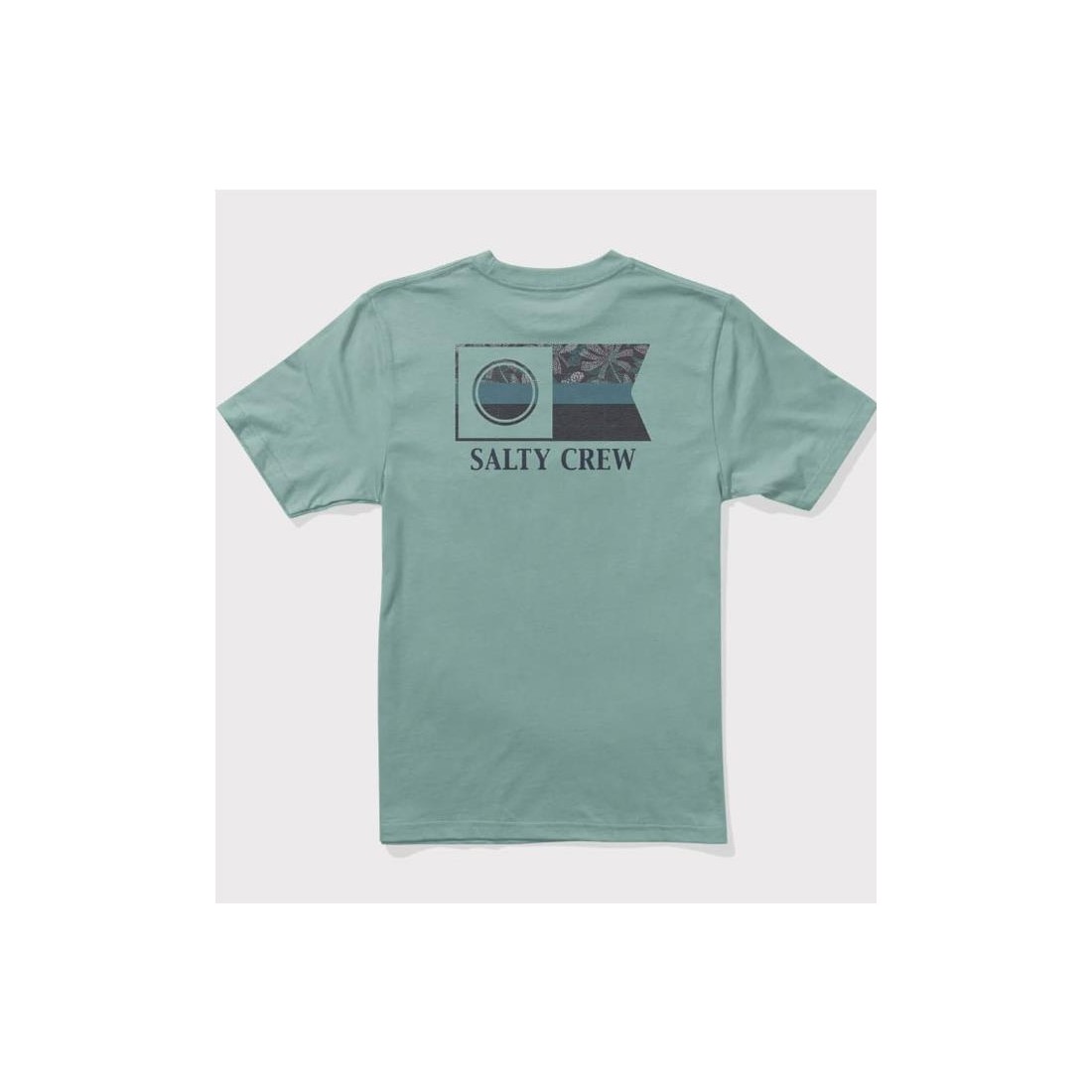 SALTY CREW FLAGSHIP FILL TEE VERDE CLARO