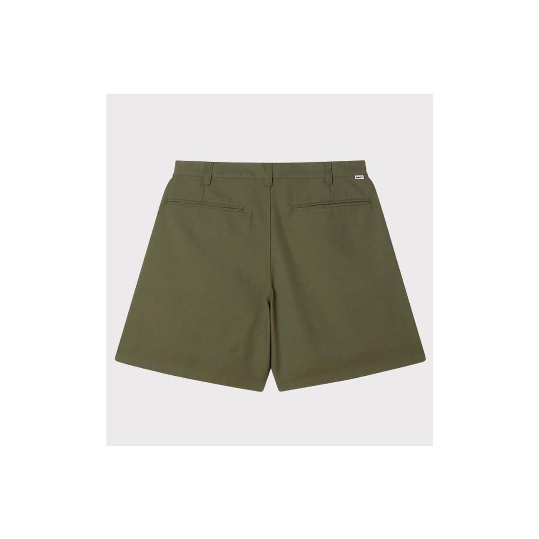 OBEY DEAN PLEATED SHORT VERDE