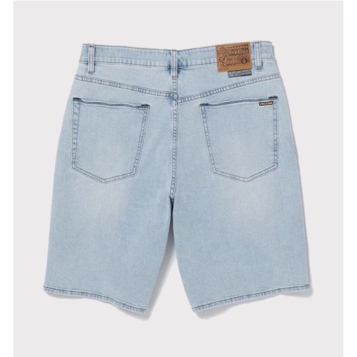 VOLCOM BILLOW DENIM SHORT 22 AZUL BLANCO