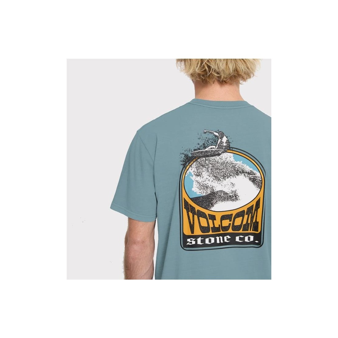 VOLCOM ZURF CO PW TEE AZUL CLARO
