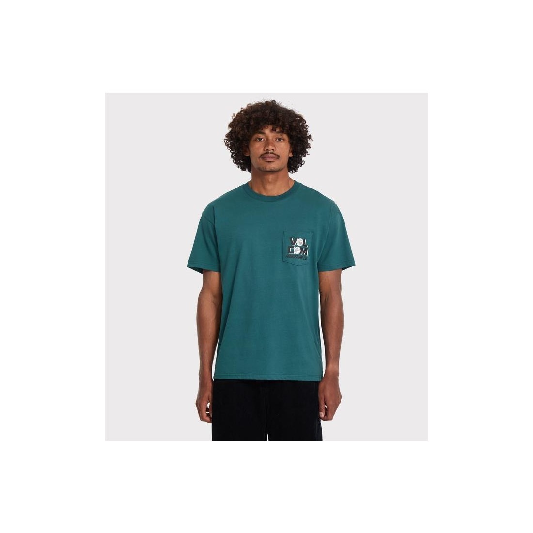 VOLCOM PARTED OUT POCKET TEE VERDE
