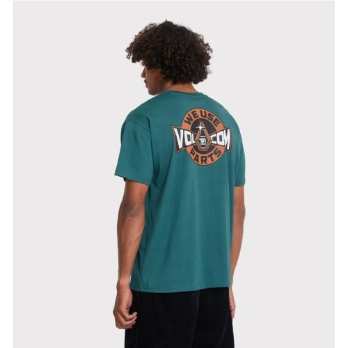VOLCOM PARTED OUT POCKET TEE VERDE 2