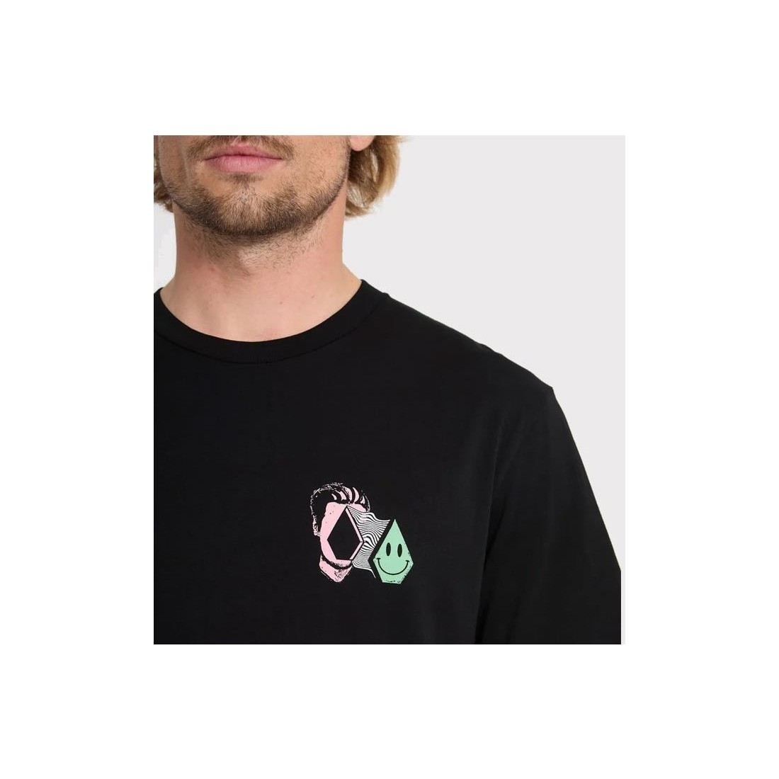 VOLCOM AURA BSC TEE NEGRO
